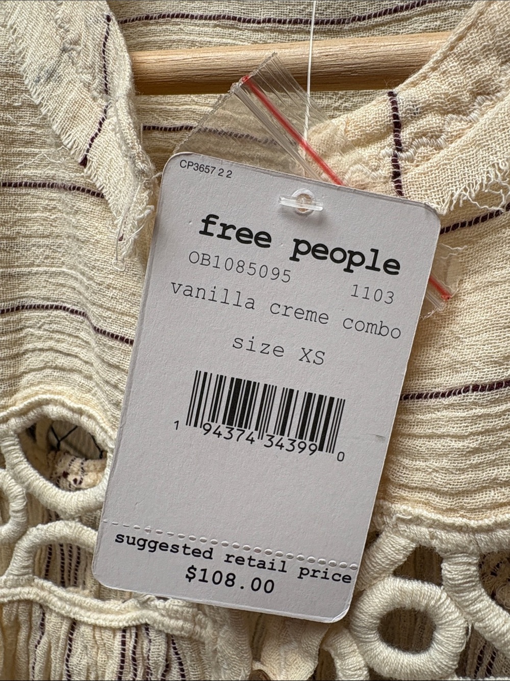 Free People Cedar Lace Pullover Top - Picture 9 of 14